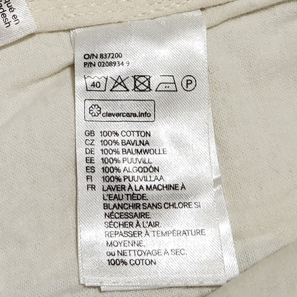 H&M BLUE STRIPE SHORTS SIZE 4 - Picture 13 of 15